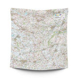 OS Mendips & Glastonbury Family PACMAT Picnic Blanket