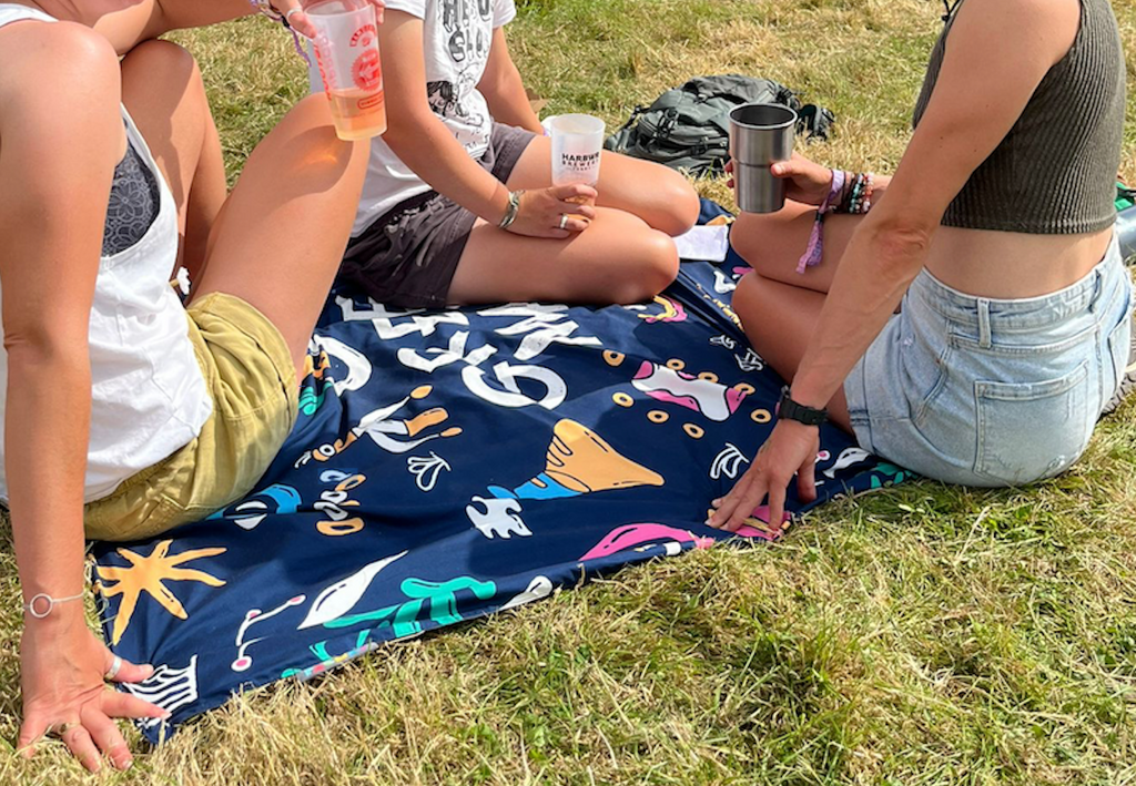 Green Man Festival PACMAT picnic blanket