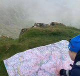 OS Snowdonia North / Eryri Gogledd Family PACMAT Picnic Blanket