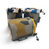 Retro Daisy Family PACMAT Picnic Blanket