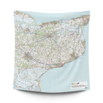 OS Canterbury, Margate, Folkestone & Kent Downs Family PACMAT Picnic Blanket