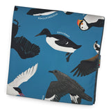 Coastal Birds Family PACMAT Picnic Blanket