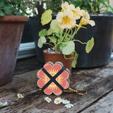 Mini Flower Press Keyring