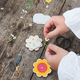 Mini Flower Press Keyring