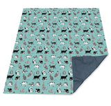 Cats Family PACMAT Picnic Blanket